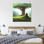 Stretched Canvas Print Leinwanddruck (Insitu (Schlafzimmer))
