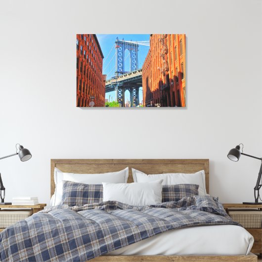 Stretched Canvas Print Leinwanddruck (Insitu (Schlafzimmer))