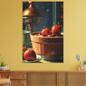 Stretched Canvas Print Leinwanddruck (Insitu (Wohnzimmer))