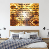 Stretched Canvas Print Leinwanddruck (Insitu (Schlafzimmer))