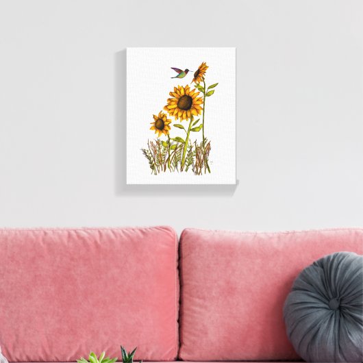 Stretched Canvas Print Leinwanddruck (Insitu (Wohnzimmer))