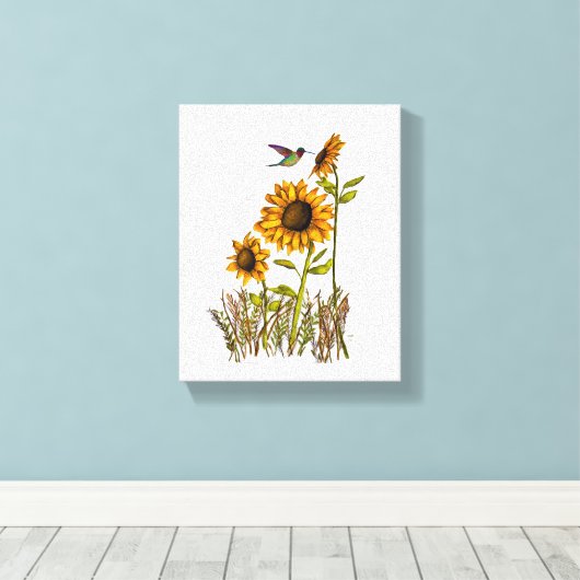 Stretched Canvas Print Leinwanddruck (Insitu (Holzboden))