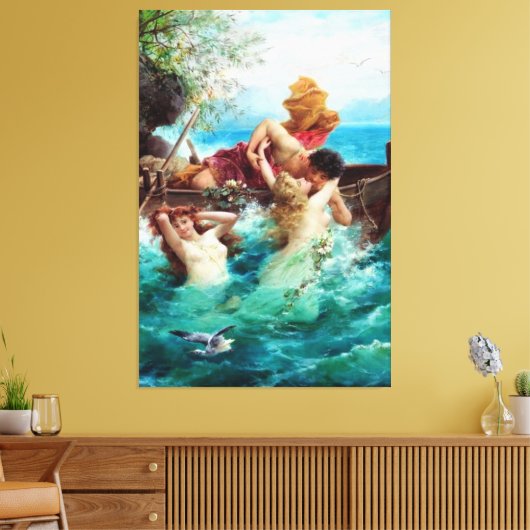 Stretched Canvas Print Leinwanddruck (Insitu (Wohnzimmer))
