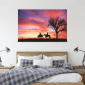 Stretched Canvas Print Leinwanddruck (Insitu (Schlafzimmer))