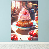 Stretched Canvas Print Leinwanddruck (Insitu (Holzboden))