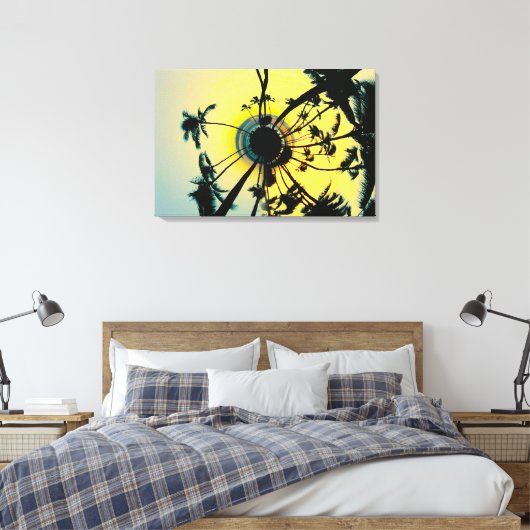 Stretched Canvas Print Leinwanddruck (Insitu (Schlafzimmer))
