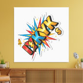 Stretched Canvas Print Leinwanddruck (Insitu (Wohnzimmer))