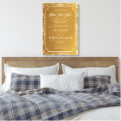 Stretched Canvas Print Leinwanddruck (Insitu (Schlafzimmer))