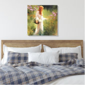 Stretched Canvas Print Leinwanddruck (Insitu (Schlafzimmer))