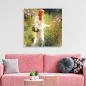 Stretched Canvas Print Leinwanddruck (Insitu (Wohnzimmer))