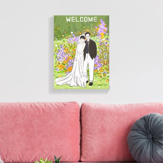 Stretched Canvas Print Leinwanddruck (Insitu (Wohnzimmer))
