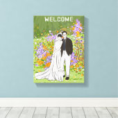 Stretched Canvas Print Leinwanddruck (Insitu (Holzboden))