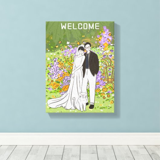 Stretched Canvas Print Leinwanddruck (Insitu (Holzboden))