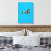 Stretched Canvas Print Leinwanddruck (Insitu (Schlafzimmer))