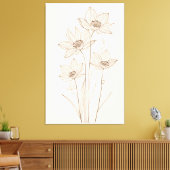 Stretched Canvas Print Leinwanddruck (Insitu (Wohnzimmer))