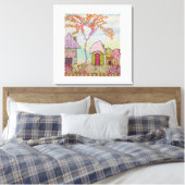 Stretched Canvas Print Leinwanddruck (Insitu (Schlafzimmer))