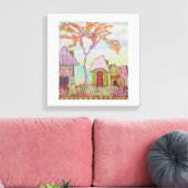 Stretched Canvas Print Leinwanddruck (Insitu (Wohnzimmer))