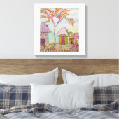 Stretched Canvas Print Leinwanddruck (Insitu (Schlafzimmer))