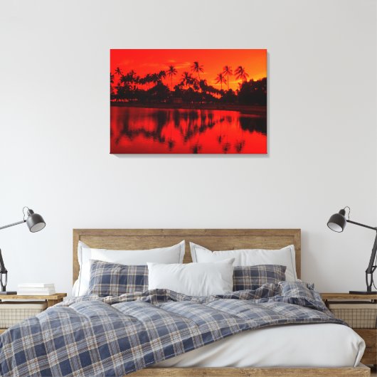 Stretched Canvas Print Leinwanddruck (Insitu (Schlafzimmer))