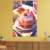 Stretched Canvas Print Leinwanddruck (Insitu (Wohnzimmer))