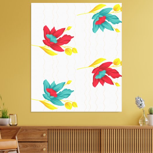 Stretched Canvas Print Leinwanddruck (Insitu (Wohnzimmer))