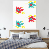 Stretched Canvas Print Leinwanddruck (Insitu (Schlafzimmer))