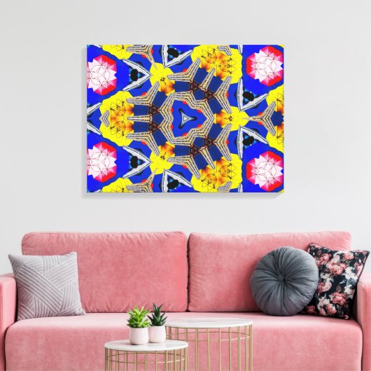 Stretched Canvas Print Leinwanddruck (Insitu (Wohnzimmer))