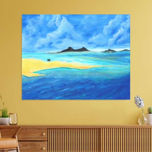 Stretched Canvas Print Leinwanddruck (Insitu (Wohnzimmer))