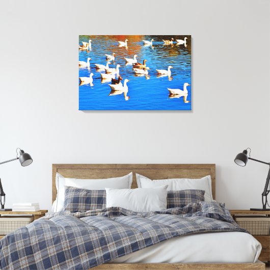 Stretched Canvas Print Leinwanddruck (Insitu (Schlafzimmer))
