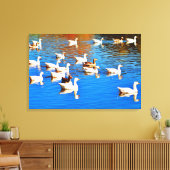 Stretched Canvas Print Leinwanddruck (Insitu (Wohnzimmer))