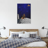 Stretched Canvas Print Leinwanddruck (Insitu (Schlafzimmer))
