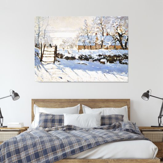 Stretched Canvas Print Leinwanddruck (Insitu (Schlafzimmer))