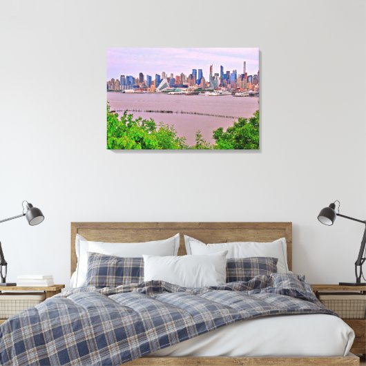 Stretched Canvas Print Leinwanddruck (Insitu (Schlafzimmer))