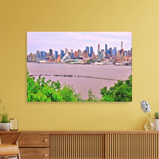 Stretched Canvas Print Leinwanddruck (Insitu (Wohnzimmer))