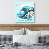 Stretched Canvas Print Leinwanddruck (Insitu (Schlafzimmer))