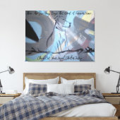 Stretched Canvas Print Leinwanddruck (Insitu (Schlafzimmer))