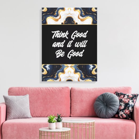 Stretched Canvas Print Leinwanddruck (Insitu (Wohnzimmer))