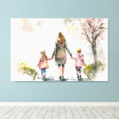 Stretched Canvas Print Leinwanddruck (Insitu (Holzboden))