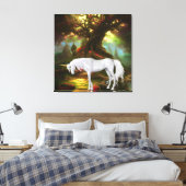Stretched Canvas Print Leinwanddruck (Insitu (Schlafzimmer))
