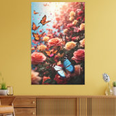 Stretched Canvas Print Leinwanddruck (Insitu (Wohnzimmer))