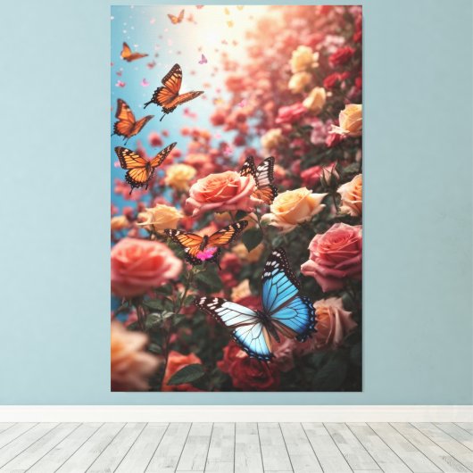 Stretched Canvas Print Leinwanddruck (Insitu (Holzboden))