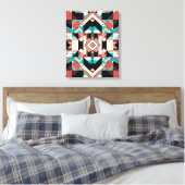 Stretched Canvas Print Leinwanddruck (Insitu (Schlafzimmer))