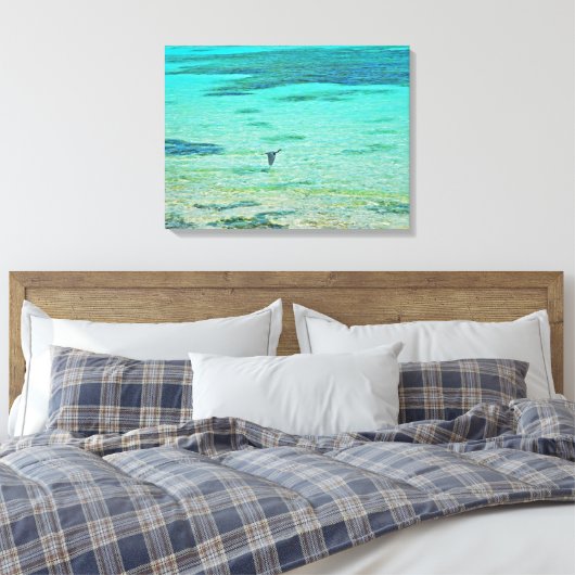 Stretched Canvas Print Leinwanddruck (Insitu (Schlafzimmer))