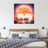 Stretched Canvas Print Leinwanddruck (Insitu (Schlafzimmer))