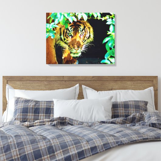 Stretched Canvas Print Leinwanddruck (Insitu (Schlafzimmer))