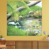 Stretched Canvas Print Leinwanddruck (Insitu (Wohnzimmer))