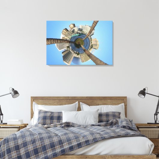 Stretched Canvas Print Leinwanddruck (Insitu (Schlafzimmer))