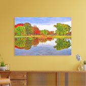 Stretched Canvas Print Leinwanddruck (Insitu (Wohnzimmer))