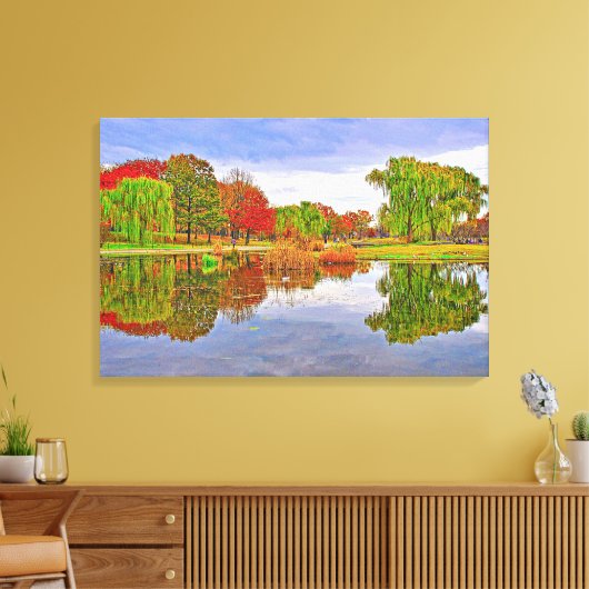 Stretched Canvas Print Leinwanddruck (Insitu (Wohnzimmer))