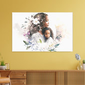 Stretched Canvas Print Leinwanddruck (Insitu (Wohnzimmer))